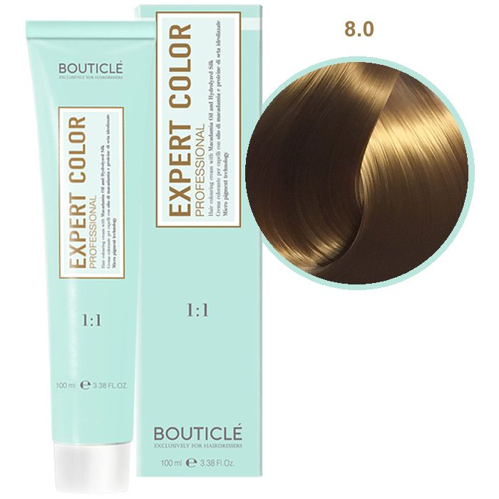 Краска для волос 8.0 Светло-русый Bouticle Expert Color, 100 мл