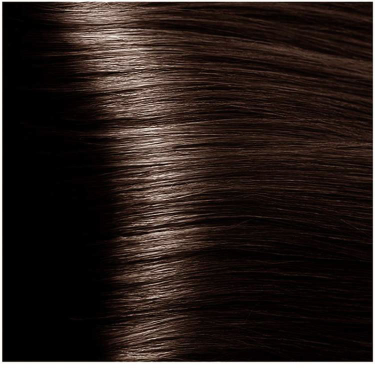 Крем-краска для волос 5.35 Светлый коричневый каштановый Kapous Hyaluronic Acid, 100 мл