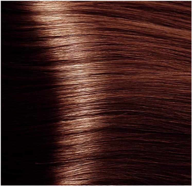 Крем-краска для волос 6.43 Темный блондин медный золотистый Kapous Hyaluronic Acid, 100 мл