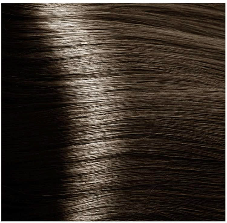 Крем-краска для волос 6.07 Темный блондин насыщенный холодный Kapous Studio Professional, 100 мл