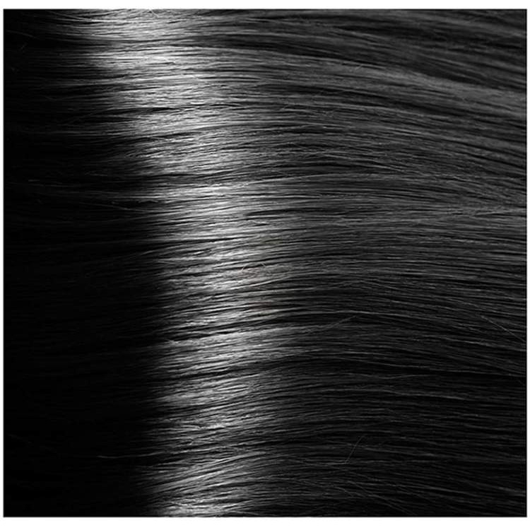 Крем-краска для волос 1.0 Черный Kapous Studio Professional, 100 мл