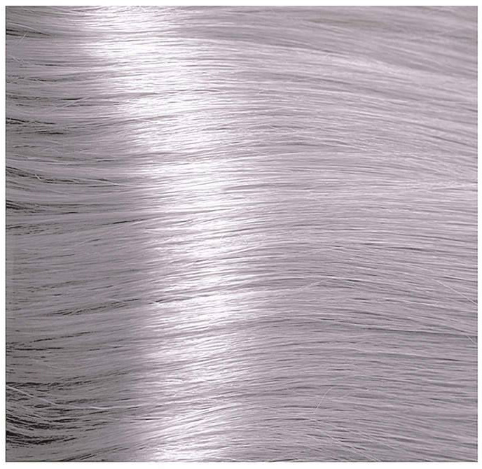 Крем-краска для волос 911 Осветляющий Серебристый пепельный Kapous Hyaluronic Acid, 100 мл