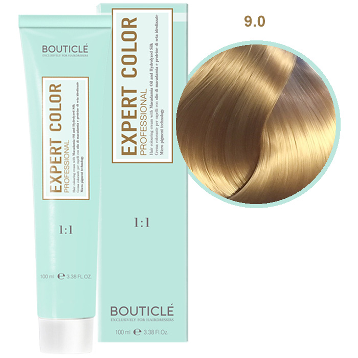 Краска для волос 9.0 Блондин Bouticle Expert Color, 100 мл