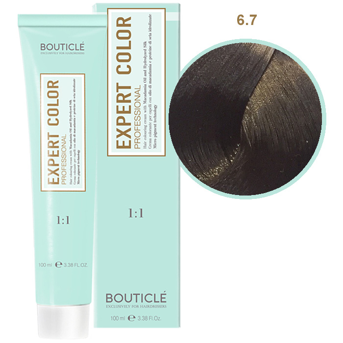 Краска для волос 6.7 Светлый шоколад Bouticle Expert Color, 100 мл