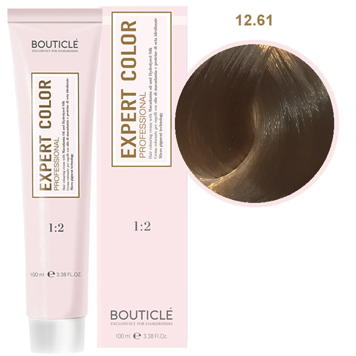 Краска для волос 12.61 Перламутрово-пепельный экстра блондин Bouticle Expert Color, 100 мл