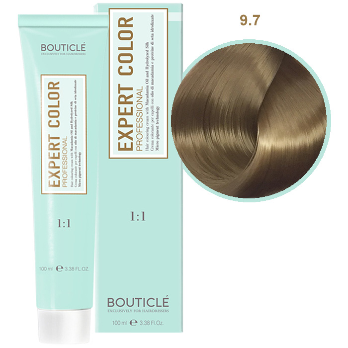 Краска для волос 9.7 Светлый капучино Bouticle Expert Color, 100 мл