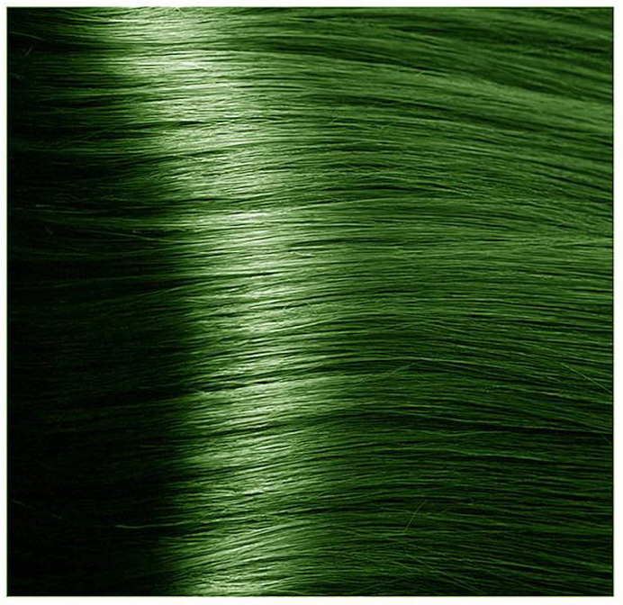 Крем-краска для волос 073 Усилитель Зеленый Kapous Hyaluronic Acid, 100 мл